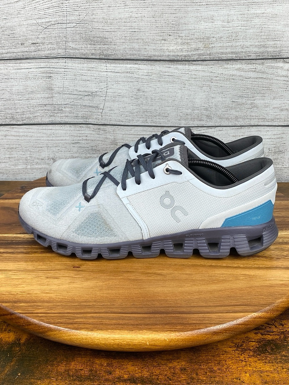 ON Running Cloud X 3 Glacier Iron Men’s Athletic Shoes Sneaker Size 11.5